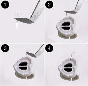 Heart Shape Fanning Glue Rings